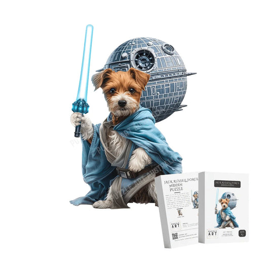 Jack Russell Force Knight Wooden Puzzle Puzzle Art Australia