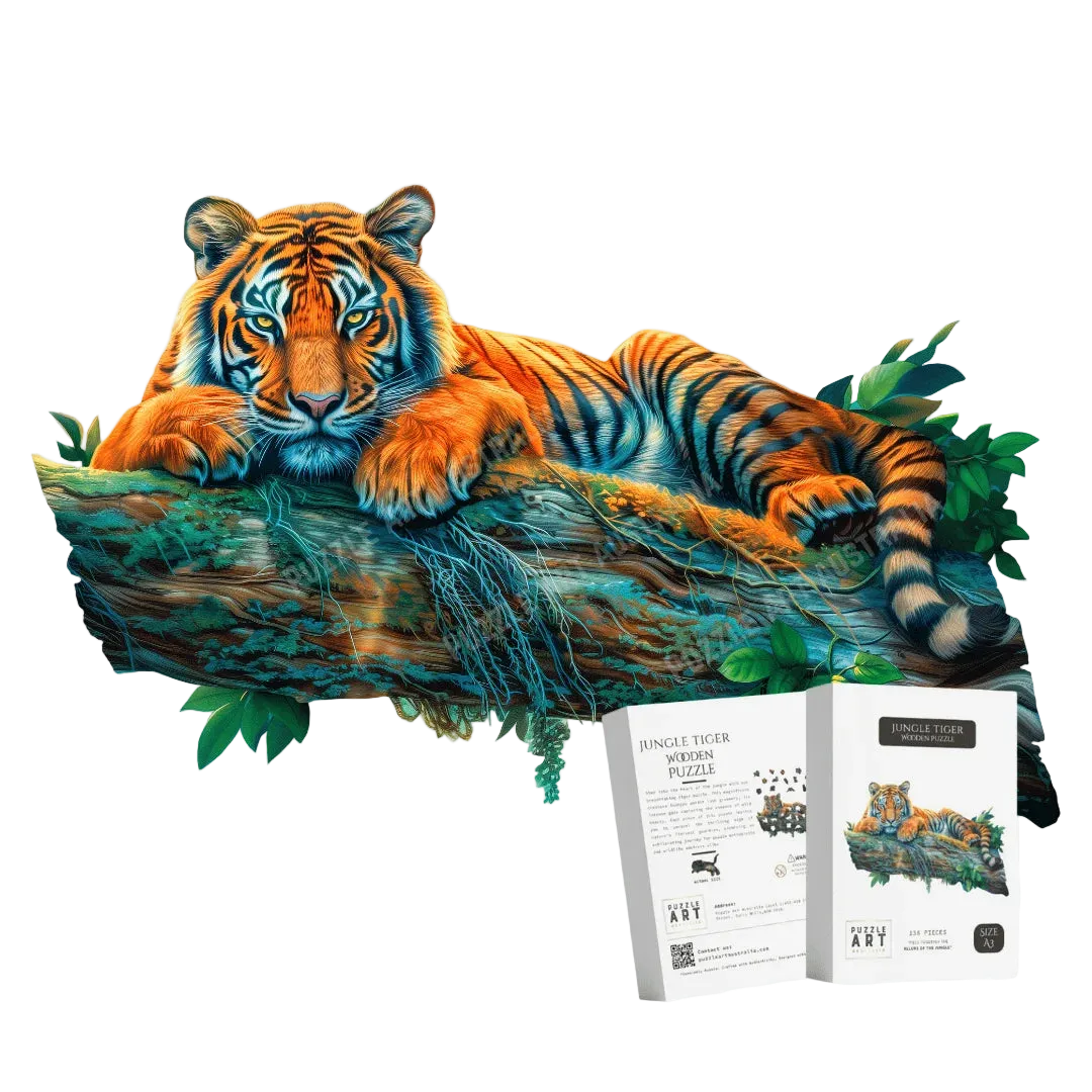 Tiger Jungle Wooden Puzzle Puzzle Art Australia