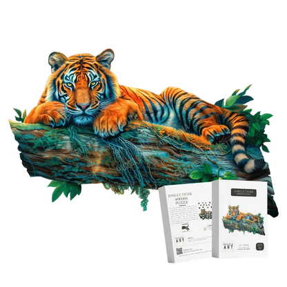 Tiger Jungle Wooden Puzzle Puzzle Art Australia