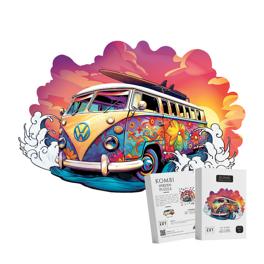 Kombi Holiday Wooden Puzzle Puzzle Art Australia