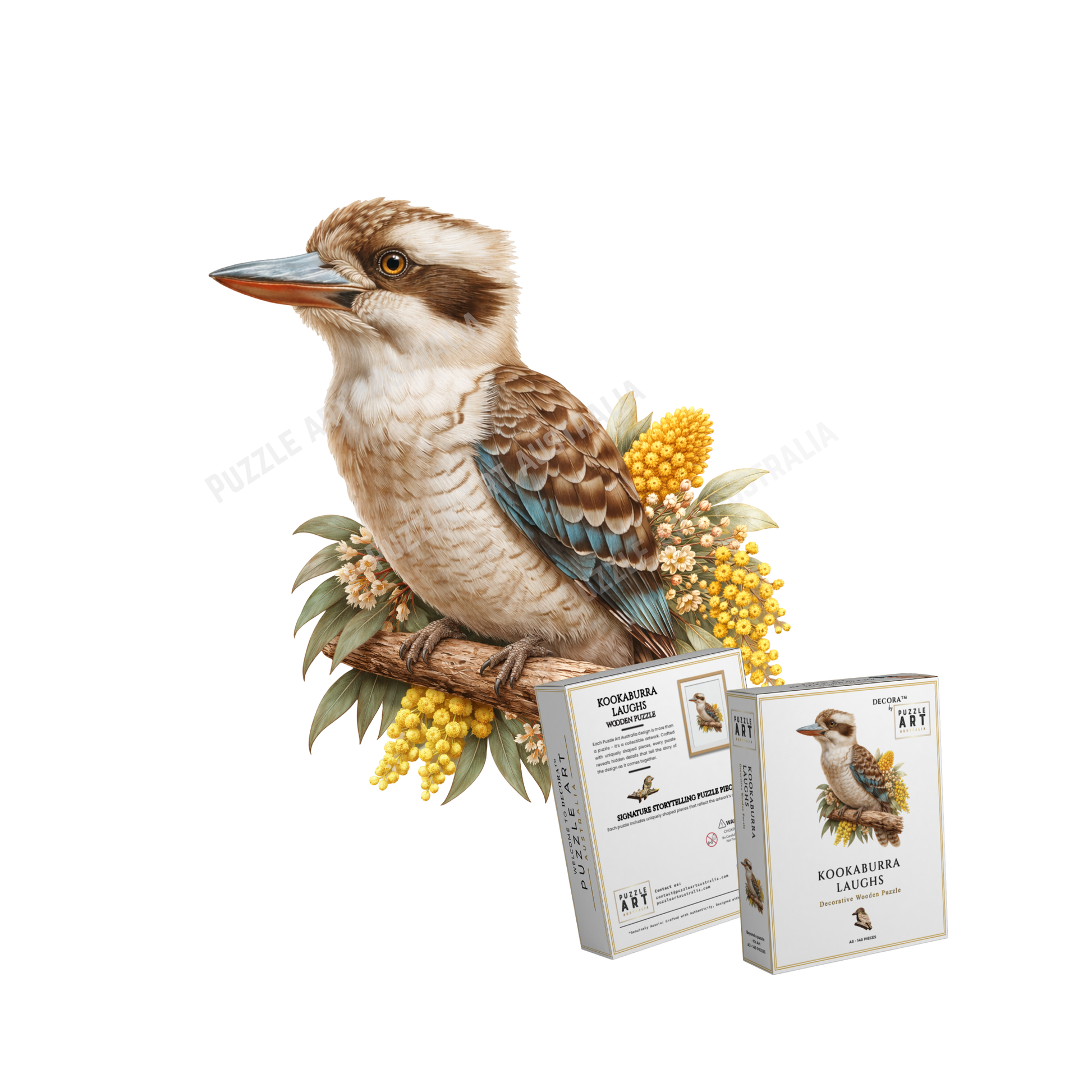 Kookaburra Laughs Wooden Puzzle Puzzle Art Australia