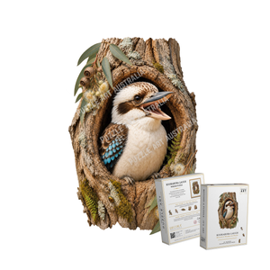Kookabura Laugh ~ Wooden Art Puzzle