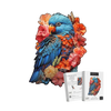Botanical Lorikeet Portrait Wooden Puzzle