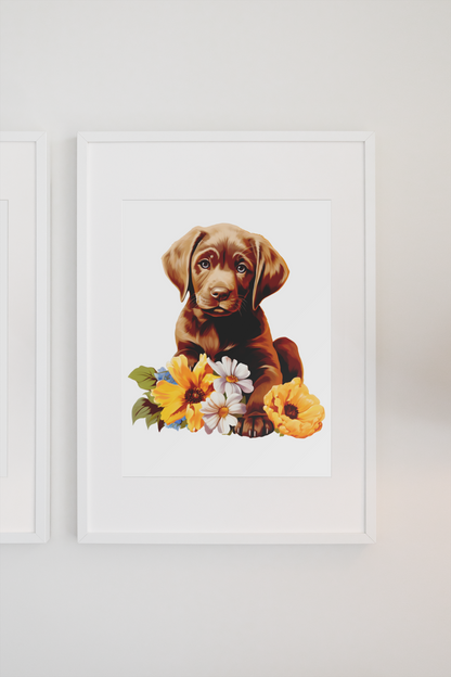 Labrador Puppy Wooden Puzzle