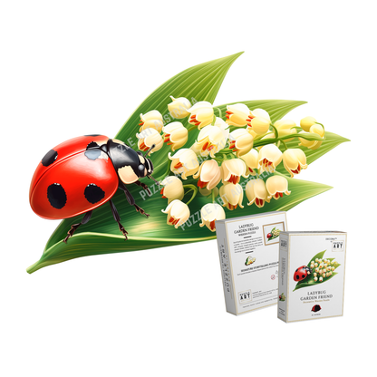 Ladybug Garden Friend ~ Decorative Wooden Puzzle Puzzle Art Australia
