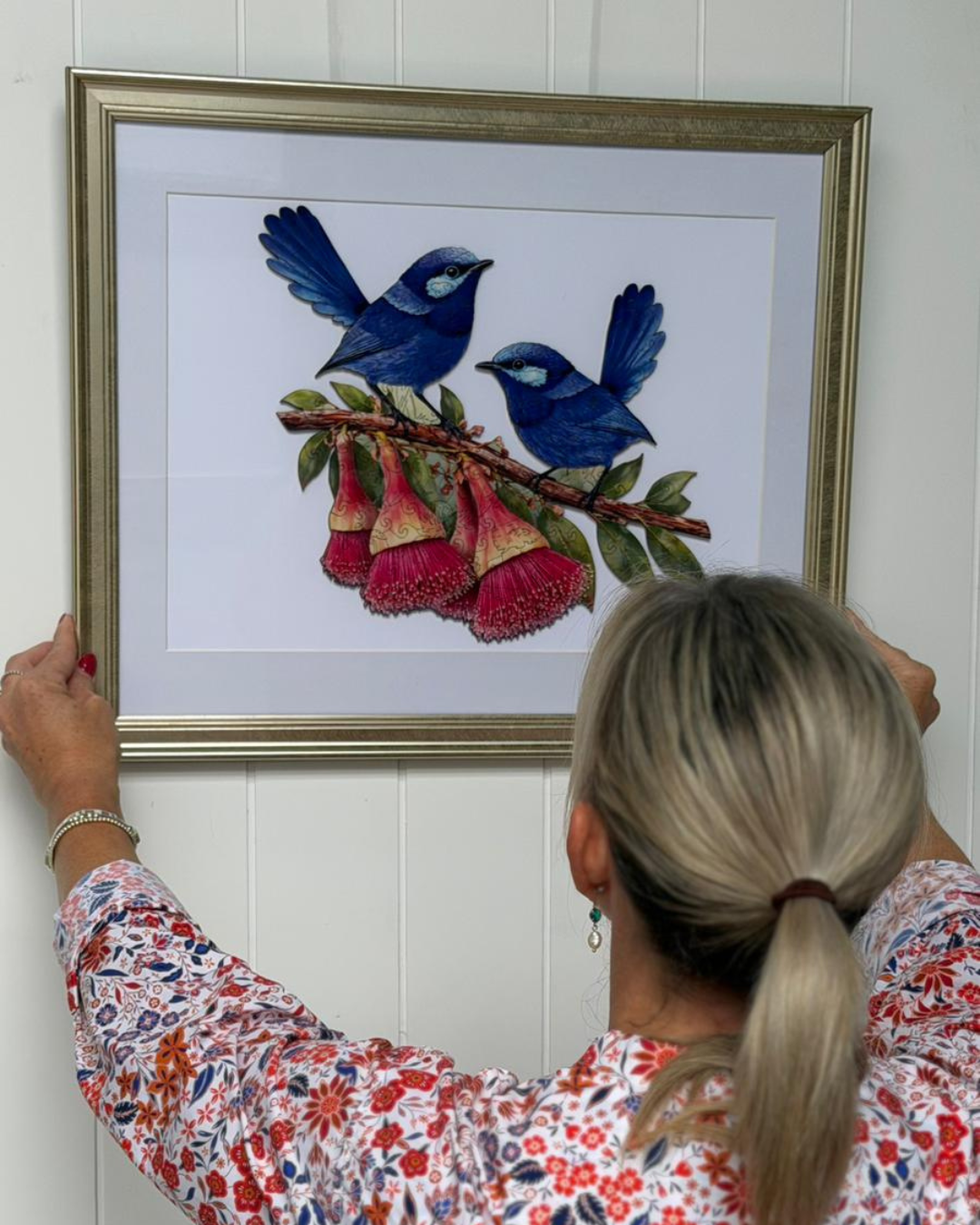 Splendid Fairy wrens Puzzle Art Australia