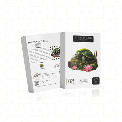 Mary River Turtle Wooden Puzzle Puzzle Art Australia