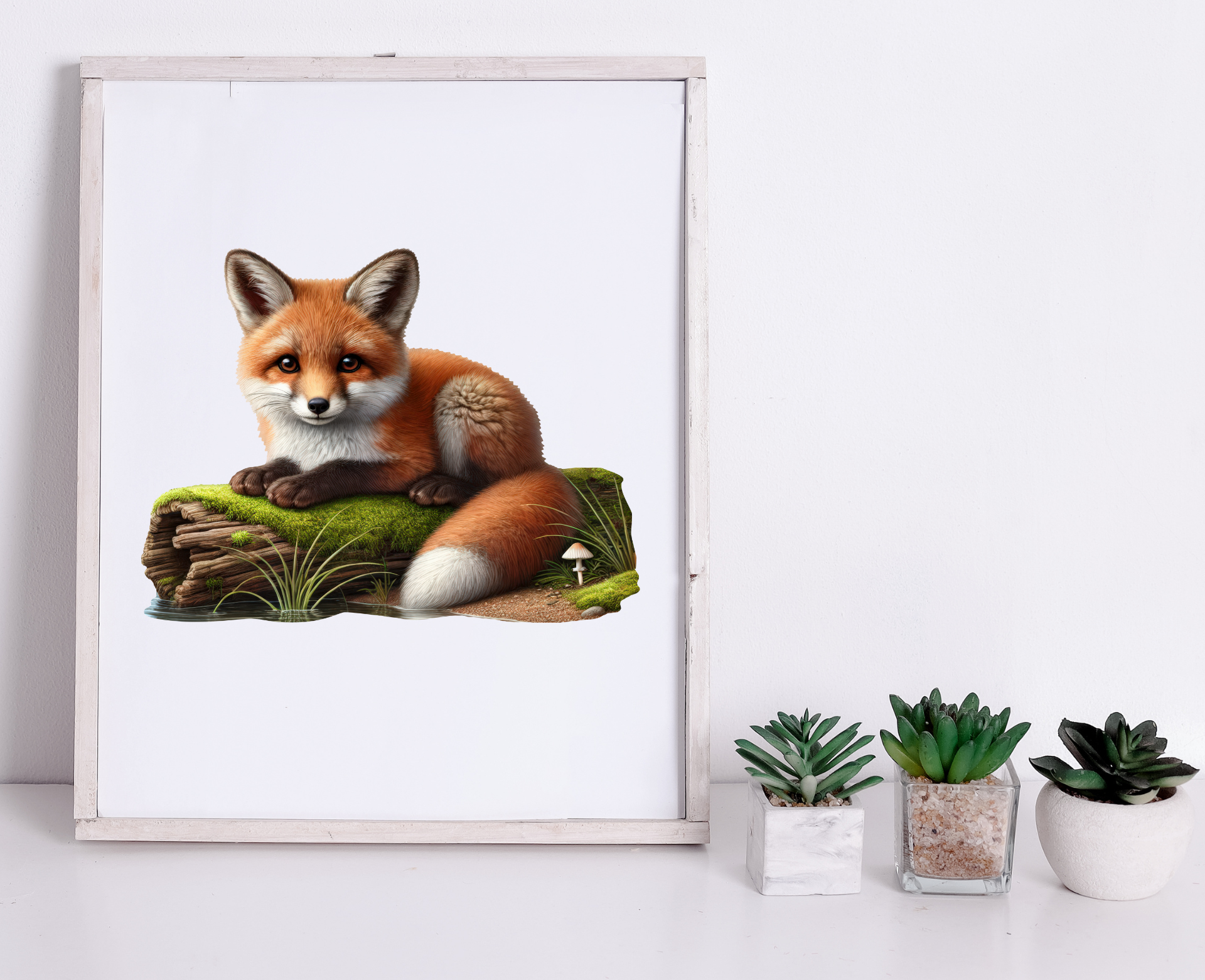 Mosswood Fox Wooden Puzzle Puzzle Art Australia