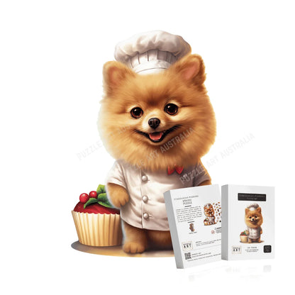 Pomeranian Wooden Puzzle Puzzle Art Australia