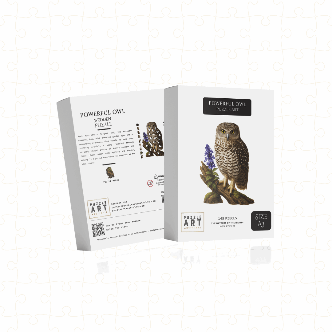 Powerful Owl Puzzle Art Australia