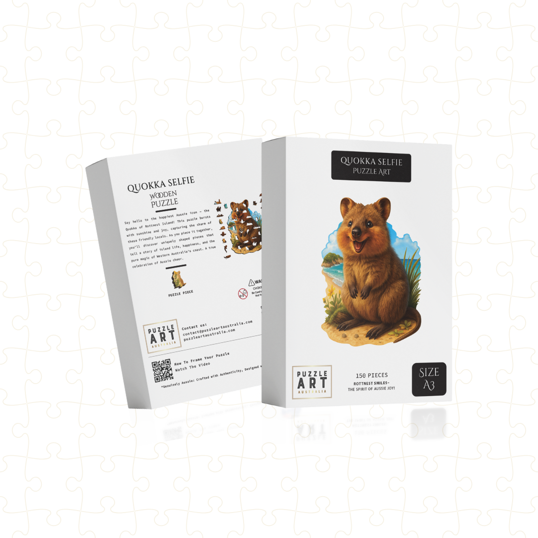 Quokka Selfie Puzzle Art Australia