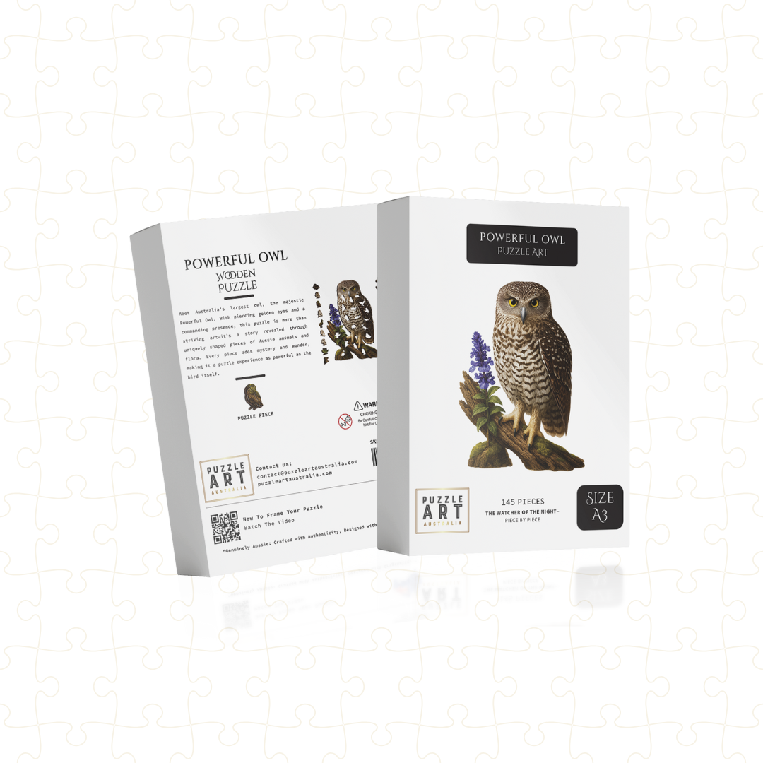 Powerful Owl Puzzle Art Australia