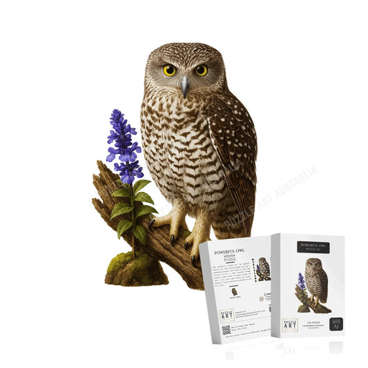 Powerful Owl Puzzle Art Australia