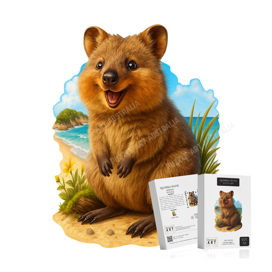Quokka Selfie Puzzle Art Australia