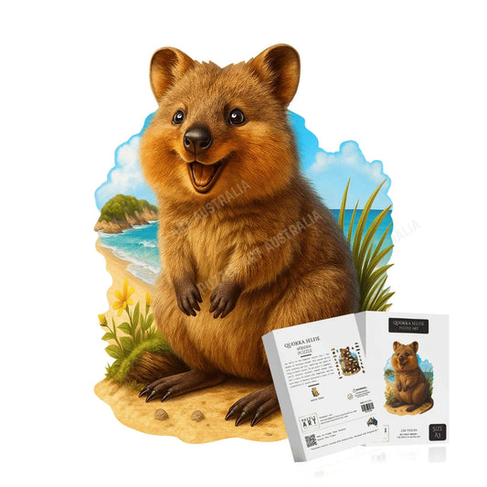 Quokka Selfie Puzzle Art Australia