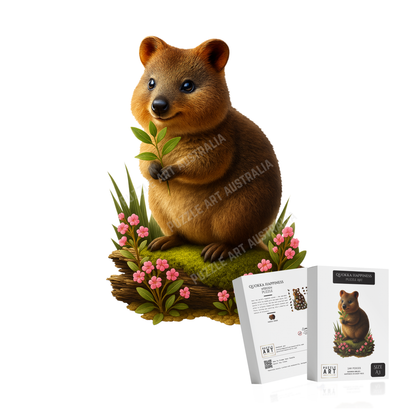 Quokka Happiness Wooden Puzzle Puzzle Art Australia