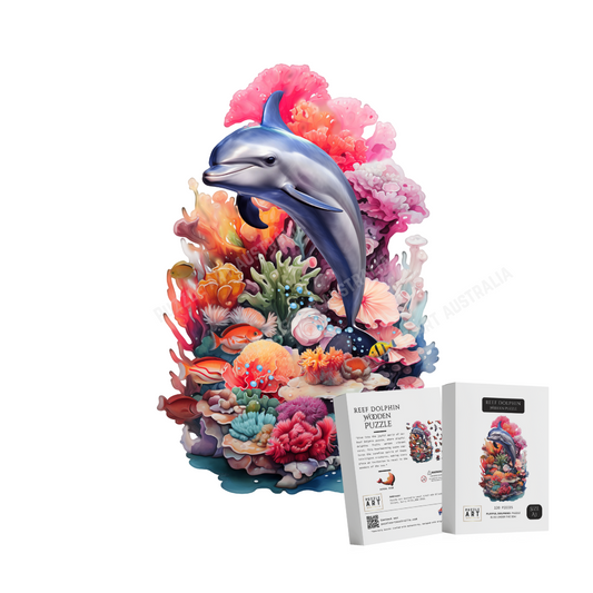 Dolphin Wooden Puzzle Puzzle Art Australia