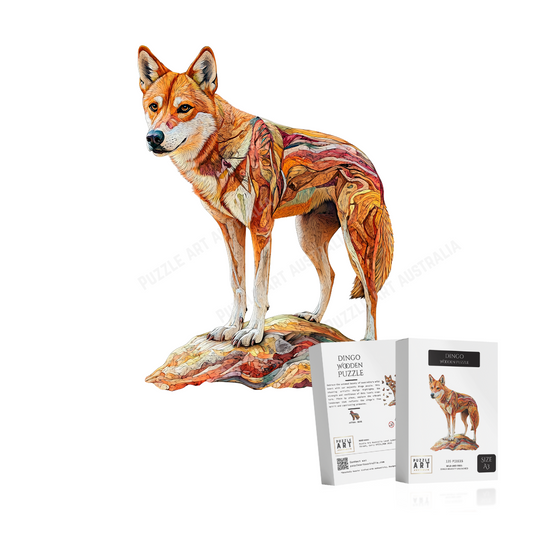Dingo Wooden Puzzle Puzzle Art Australia