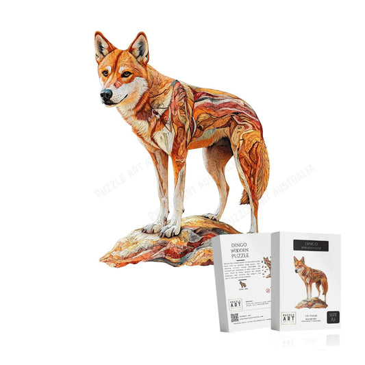 Dingo Wooden Puzzle Puzzle Art Australia
