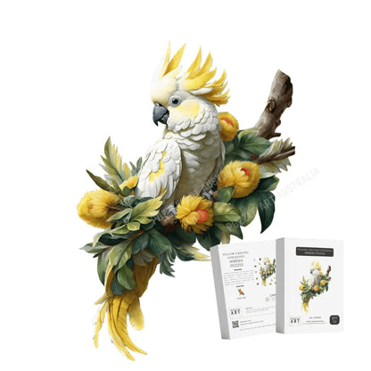 Sulphur Cockatoo Wooden Puzzle Puzzle Art Australia