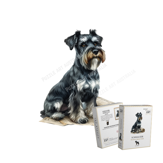 Schnauzer ~ Decorative Wooden Puzzle Puzzle Art Australia