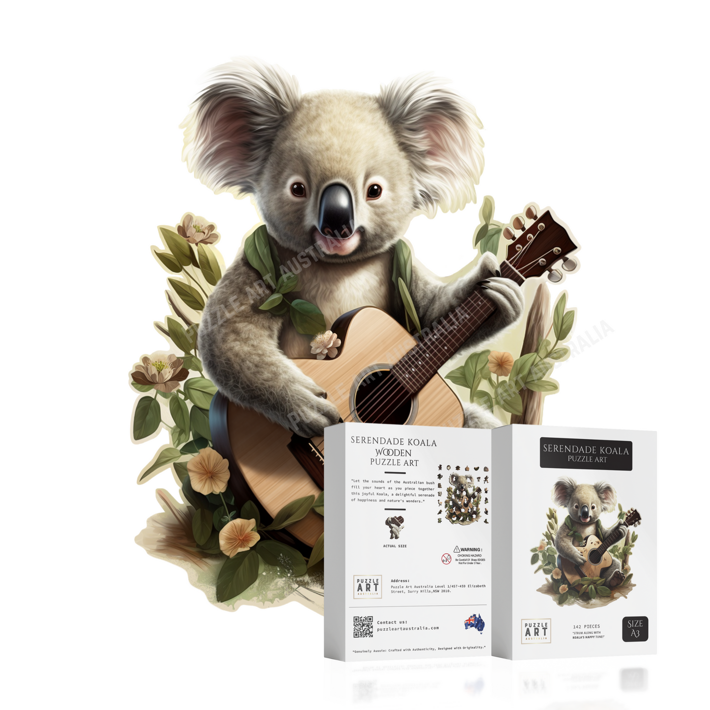 Serenade Koala Wooden Puzzle Puzzle Art Australia
