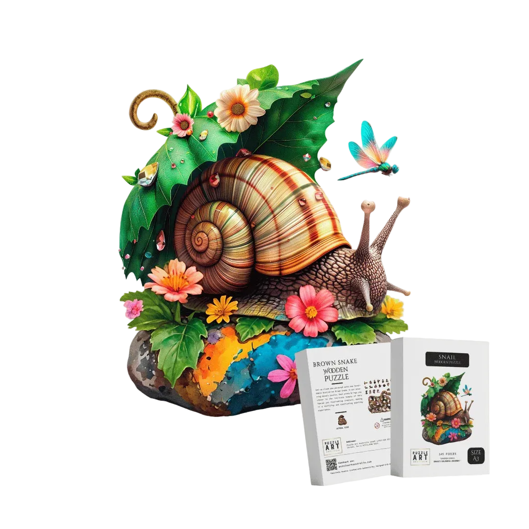 Snail Wooden Puzzle Puzzle Art Australia