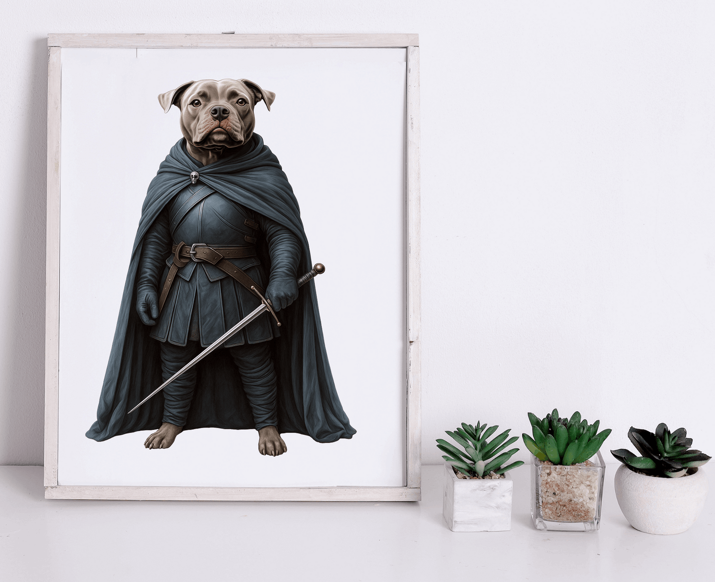 Snowblade Staffy Wooden Puzzle Puzzle Art Australia