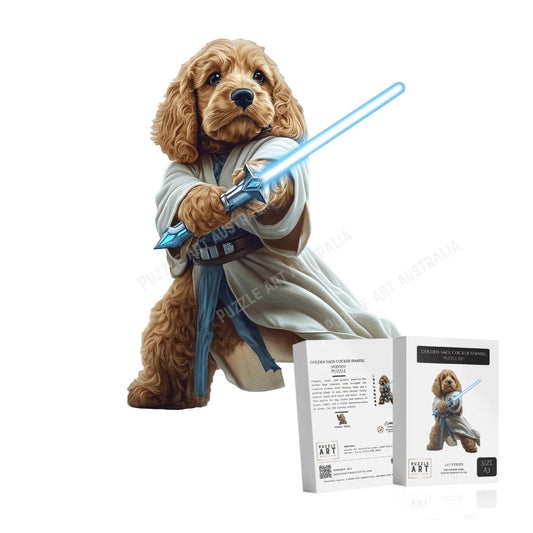 Galactic Golden Spaniel Wooden Puzzle Puzzle Art Australia