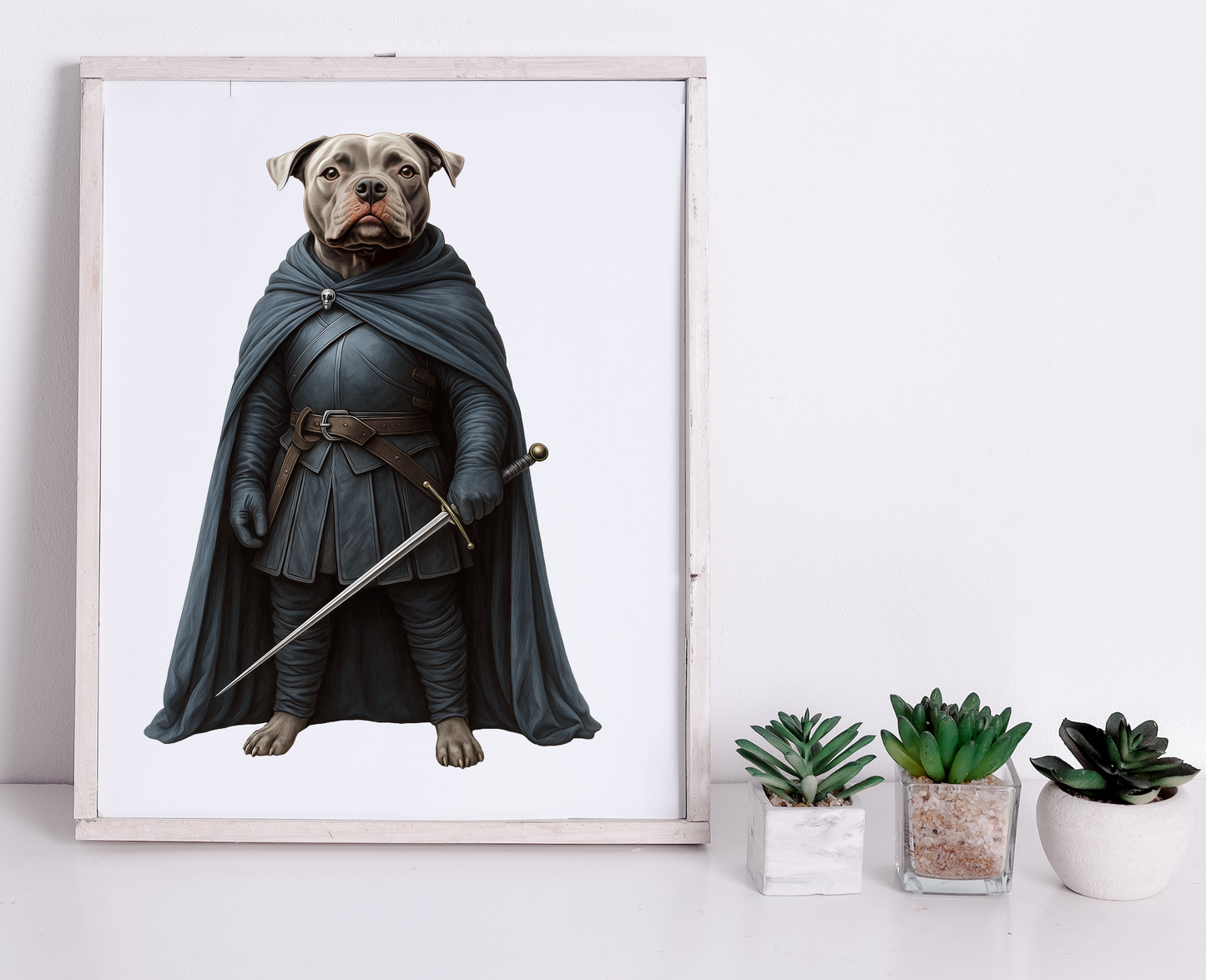 Snowblade Staffy Wooden Puzzle Puzzle Art Australia