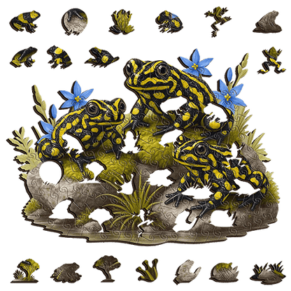 Southern Corroboree Frog Puzzle Art Australia