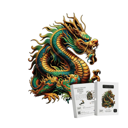 Chinese Dragon Wooden Puzzle Puzzle Art Australia