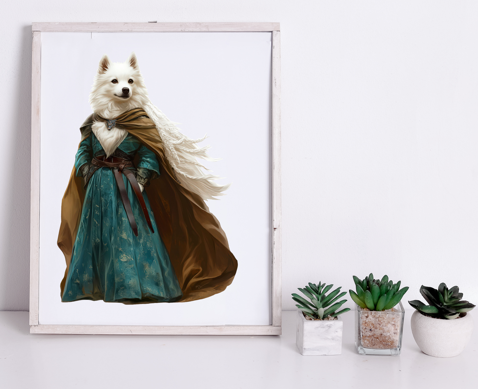 Stormborn Sovereign Spitz Wooden Puzzle Puzzle Art Australia