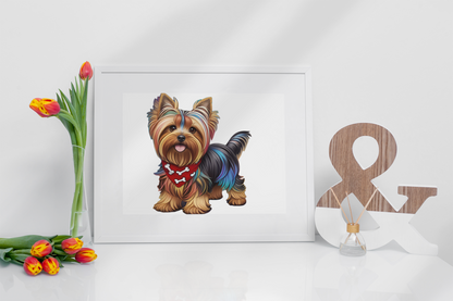 Yorkshire Terrier Wooden Puzzle