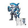 The Tidal Warlord - Sharks -Inspired Warrior Puzzle – Cronulla Rugby League Fan Gift-Wooden Puzzle