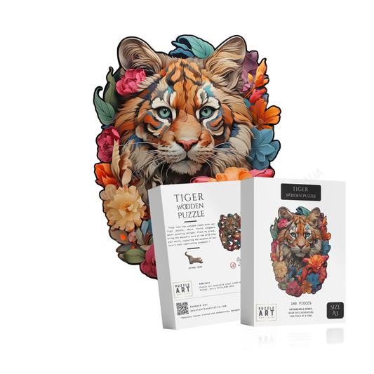 Tiger Wooden Puzzle Puzzle Art Australia