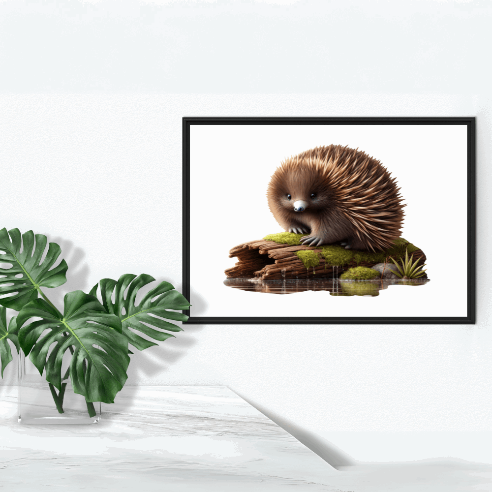 Echidna Spiky Sweetheart Wooden Puzzle Puzzle Art Australia