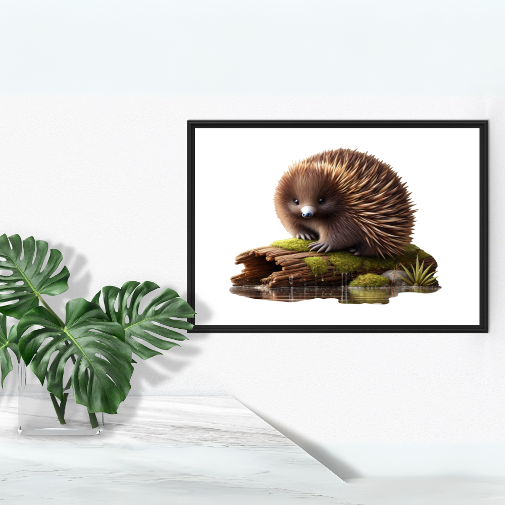 Echidna Spiky Sweetheart Wooden Puzzle Puzzle Art Australia