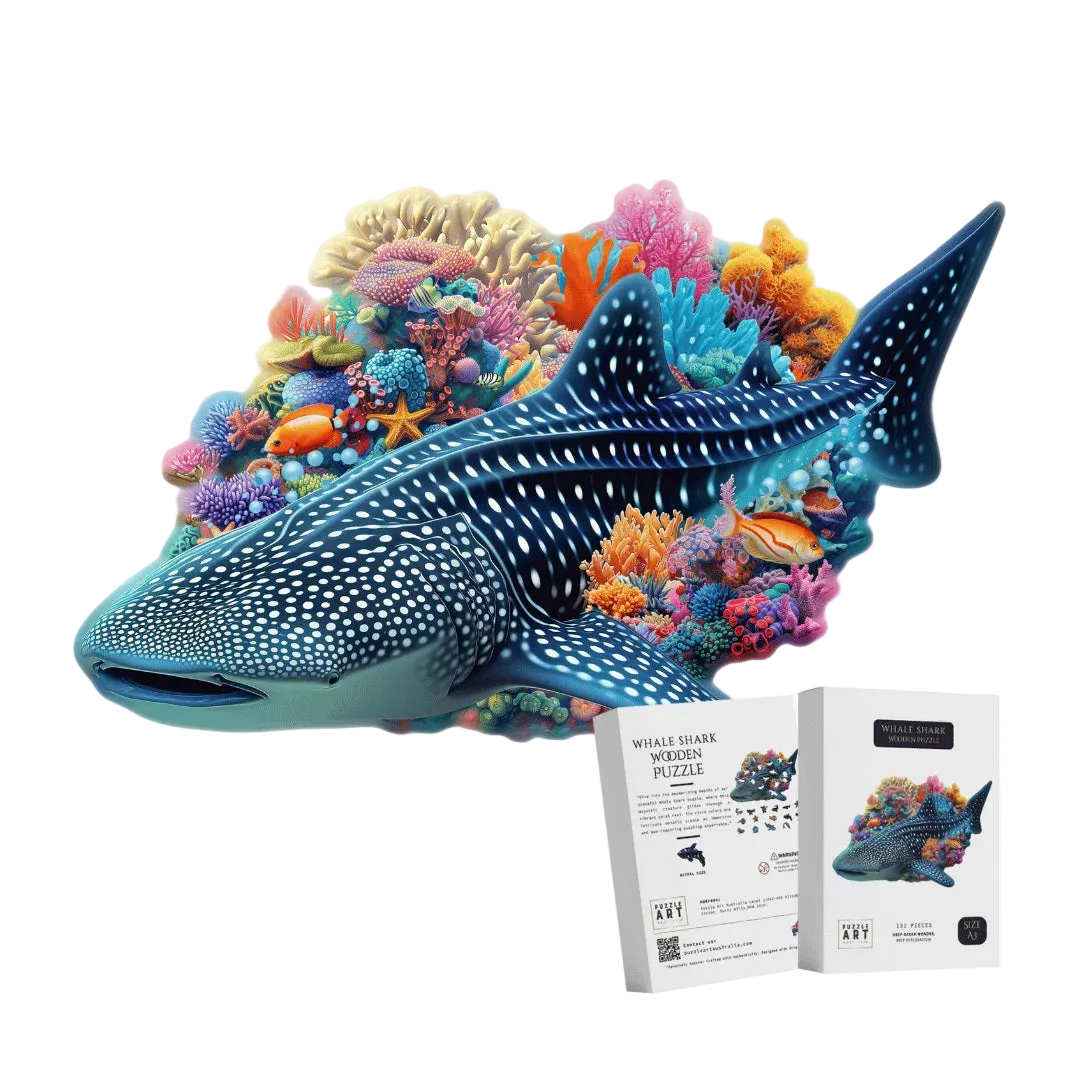 Whale Shark Wooden Puzzle Puzzle Art Australia