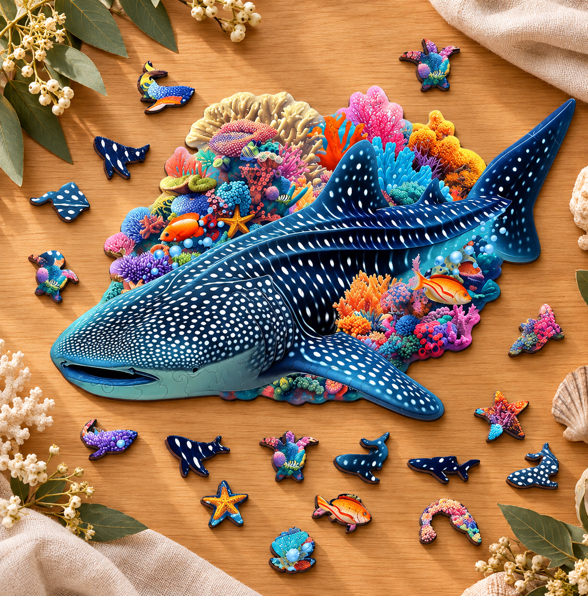 Whale Shark Puzzle Art Australia