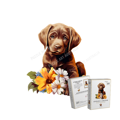 Adorable Labrador ~ Decorative Wooden Puzzle Puzzle Art Australia