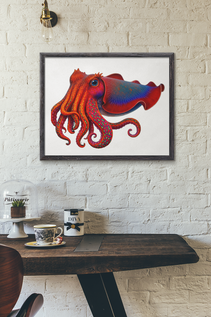 Giant Cuttlefish Wooden Puzzle Art by Puzzle Art Australia