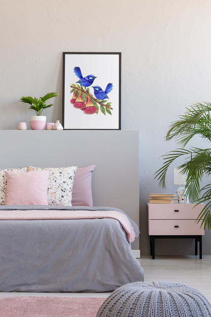 Splendid Fairy wrens Puzzle Art Australia