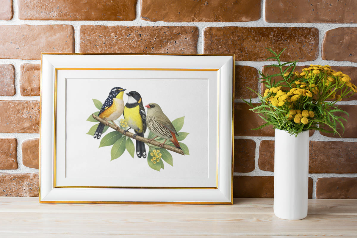 Australian Songbirds Wooden Puzzle Puzzle Art Australia
