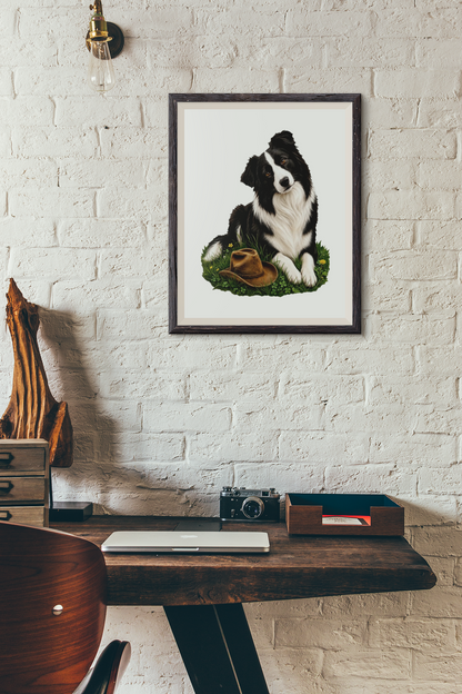 Border Collie Companion Puzzle Art Australia