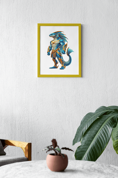 The Sapphire Eel Puzzle – Parramatta-Inspired Rugby League Artwork Puzzle Art Australia
