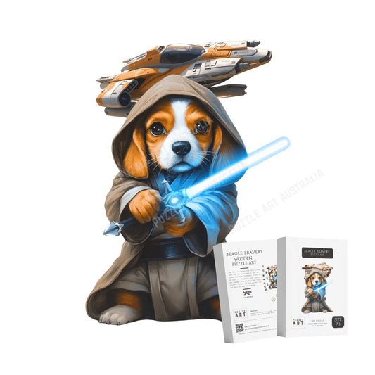 Beagle Bravery Wooden Puzzle Puzzle Art Australia