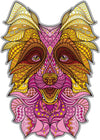 Border Collie Wooden Puzzle