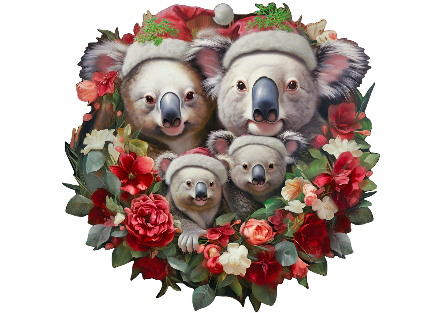 Koala Wreath Wooden Puzzle