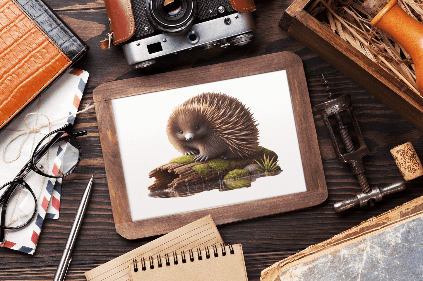 Echidna Spiky Sweetheart Wooden Puzzle Puzzle Art Australia
